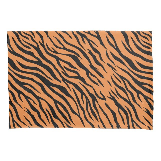 Tiger Single Standard Size Pillow Case (Front)