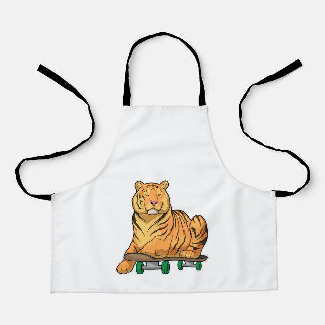 Tiger Skater Skateboard Apron (Front)