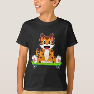 Tiger Skater Skateboard T-Shirt