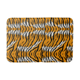 Tiger Skin Animal Print Pattern Design Bath Mat