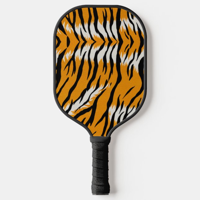 Tiger Skin Animal Print Pattern Design  Pickleball Paddle (Front)