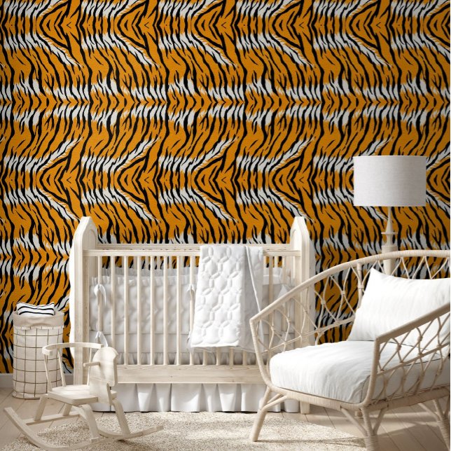 Tiger Skin Animal Print Pattern Design  Wallpaper (Creator Uploaded)