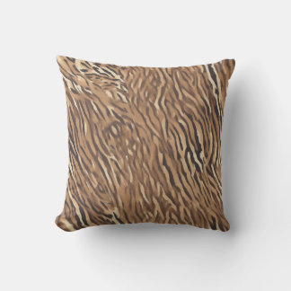 Tiger Skin Design Decorative Cojin Cushion