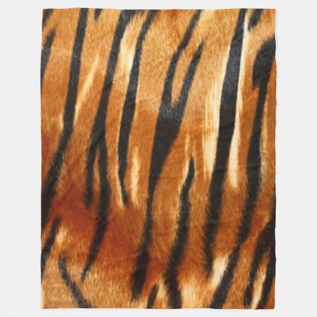 TIGER SKIN FLEECE BLANKET (Front)