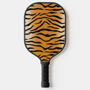 Tiger Skin Fur Pattern Pickleball Paddle