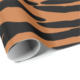 Tiger Skin Patterned Wrapping Paper