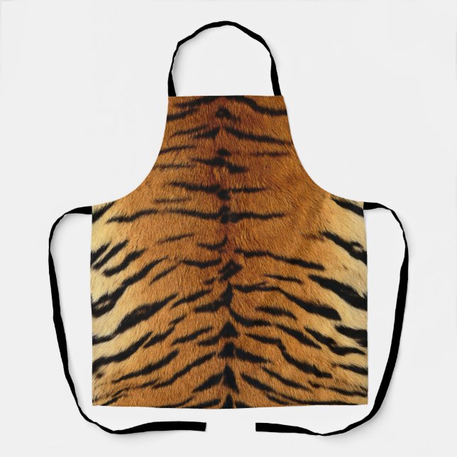 Tiger Skin Print Apron (Front)