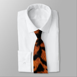 Tiger Skin Print Tie