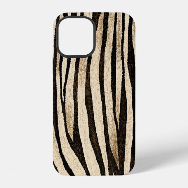 Tiger Skin Seamless Texture iPhone Case (Back)