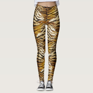 Tiger skin, stylish, tiger, striped, animal print, leggings