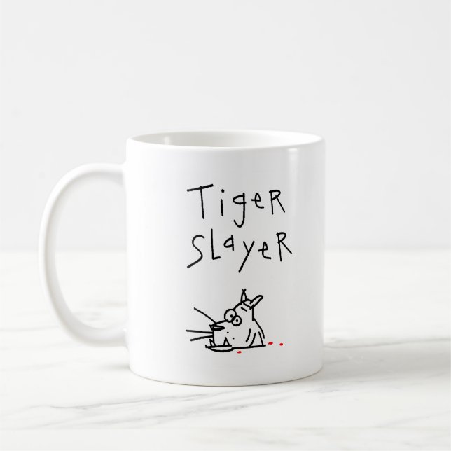Tiger Slayer Coffee Mug (Left)