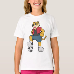 Tiger Soccer player Soccer T-Shirt