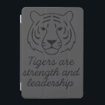 Tiger Spirit: Strength and Leadership iPad Mini Cover<br><div class="desc">A bold tiger design representing strength and leadership—perfect for those who lead with courage.</div>
