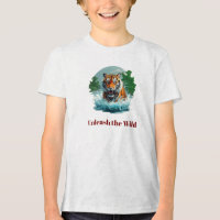 Tiger Splash: Fierce River Roar T-Shirt Collection