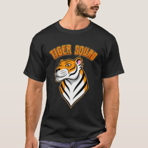 Tiger Squad Wildlife Animals Nature Lover Big Cats T-Shirt