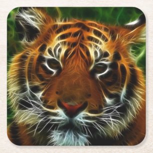 TIGER SQUARE PAPER COASTER