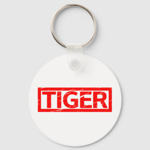 Tiger Stamp Key Ring