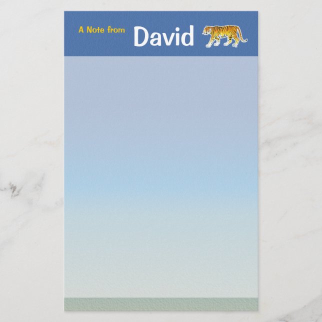 Tiger Stationery (Front)