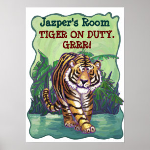 Tiger Stationery Poster