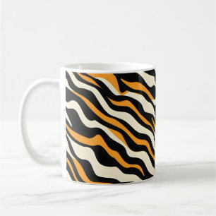 Tiger Stipes Pattern Coffee Mug