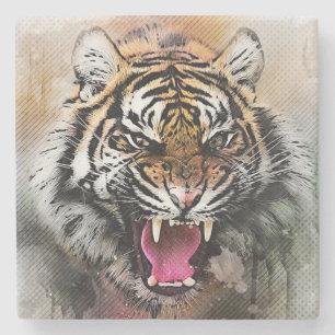 Tiger Stone Coaster