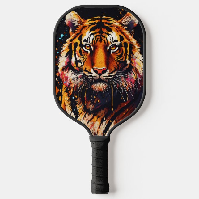 Tiger Strike: Elite Pickleball Paddle (Front)