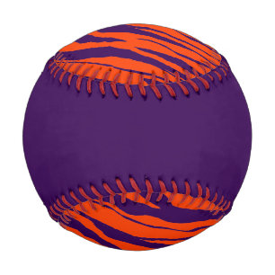 Tiger Strip Baseball-Purple Baseball