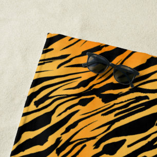 Tiger Stripe Beach Towel