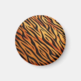 Tiger Stripe Fur Pattern Magnet