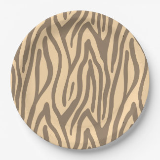 Tiger Stripe Paper Plate