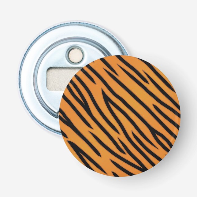 Tiger Stripe Pattern Bottle Opener (Front)