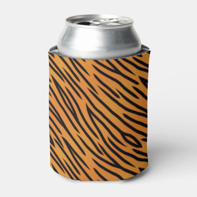 Tiger Stripe Pattern Can Cooler (Can Front)