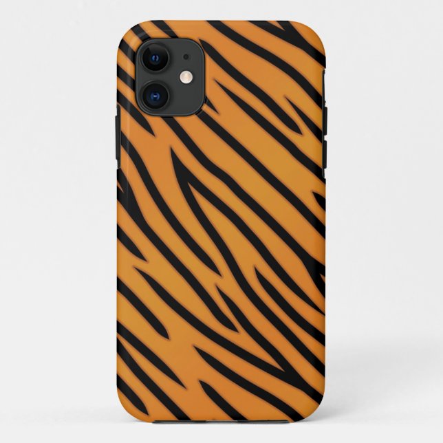 Tiger Stripe Pattern Case-Mate iPhone Case (Back)