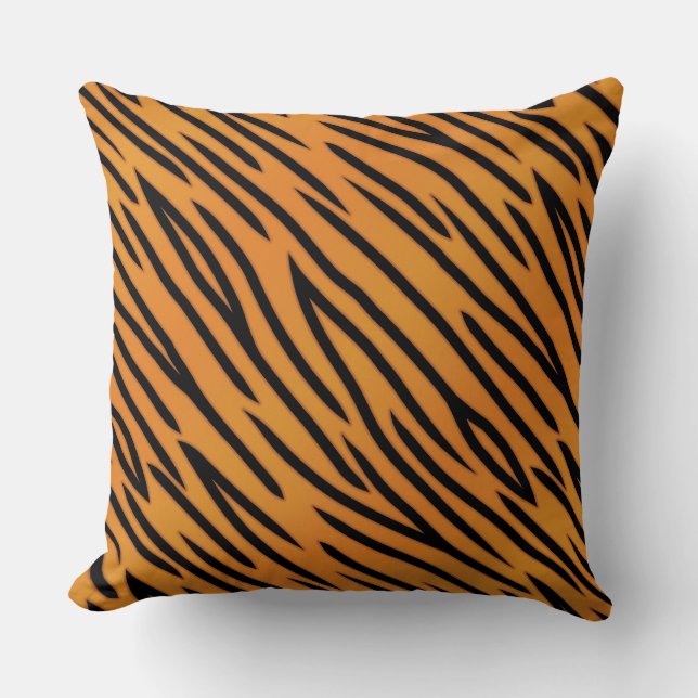 Tiger Stripe Pattern Cushion (Front)