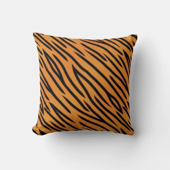 Tiger Stripe Pattern Cushion (Front)