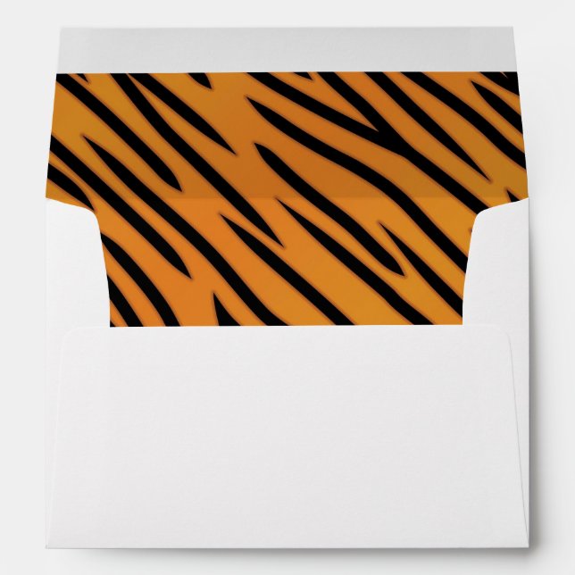Tiger Stripe Pattern Envelopes (Back (Bottom))