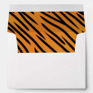Tiger Stripe Pattern Envelopes