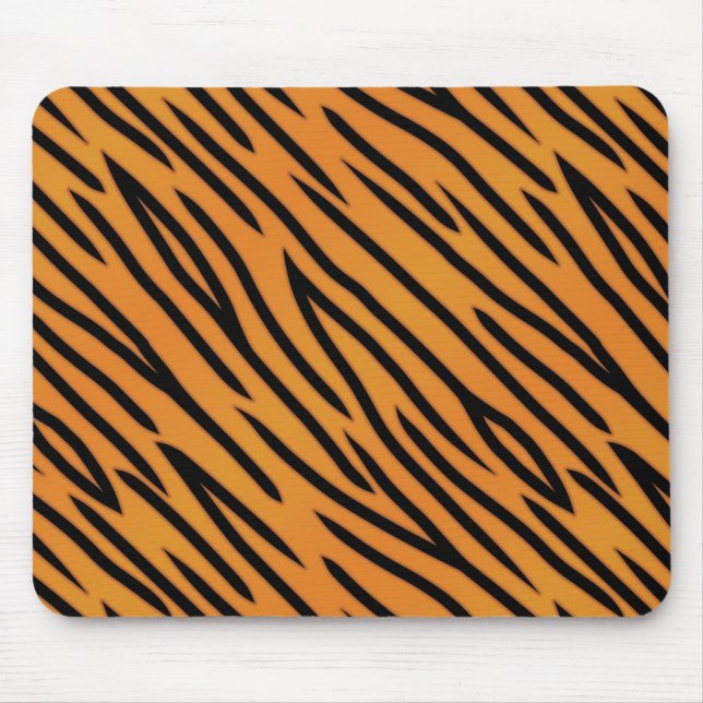 Tiger Stripe Pattern Mouse Mat (Front)