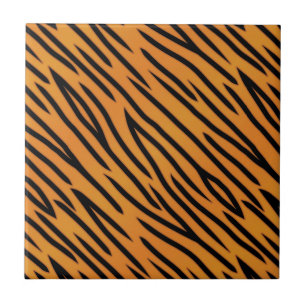 Tiger Stripe Pattern Tile