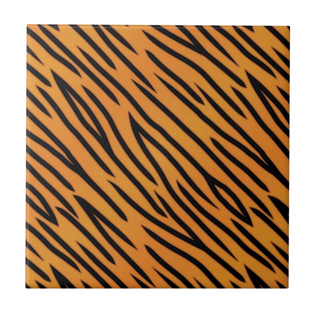 Tiger Stripe Pattern Tile (Front)
