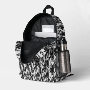 Tiger Stripe Urban Military Camouflage Printed Backpack