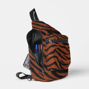 Tiger Stripe Wild Pattern Sling Bag