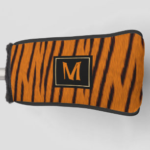 Tiger Striped Monogrammed Golf Head Cover