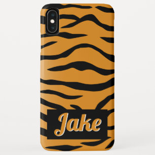 Tiger Striped Orange and Black iPhone XS Max Case