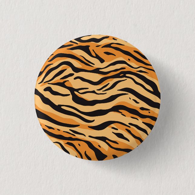 Tiger Stripes 3 Cm Round Badge (Front)