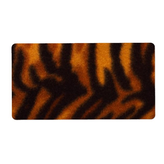 Tiger Stripes Animal Birthday Party Pattern Peace (Front)