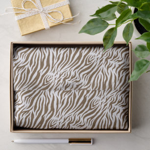 Tiger Stripes Animal Print Seamless Pattern Tissue Paper