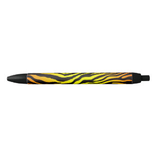 Tiger Stripes Black Ink Pen