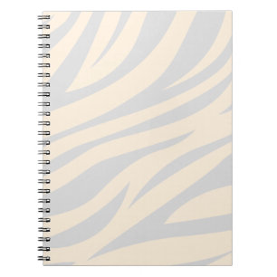 Tiger Stripes black Orange Wild Animal skin patter Notebook