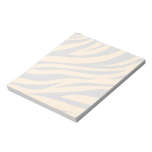 Tiger Stripes black Orange Wild Animal skin patter Notepad